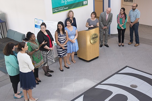 Students represented the colleges’ diverse areas of study, from community and family health, global health and prevention research to public health practice and policy.