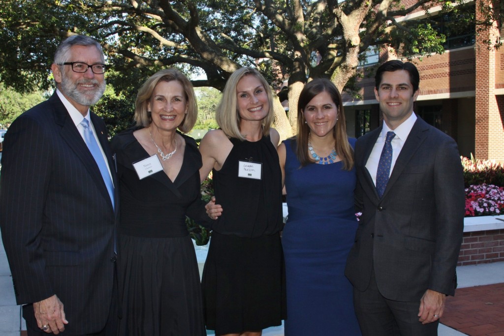 The Chastain Family celebrated James' accomplishments. James is pictured far left.