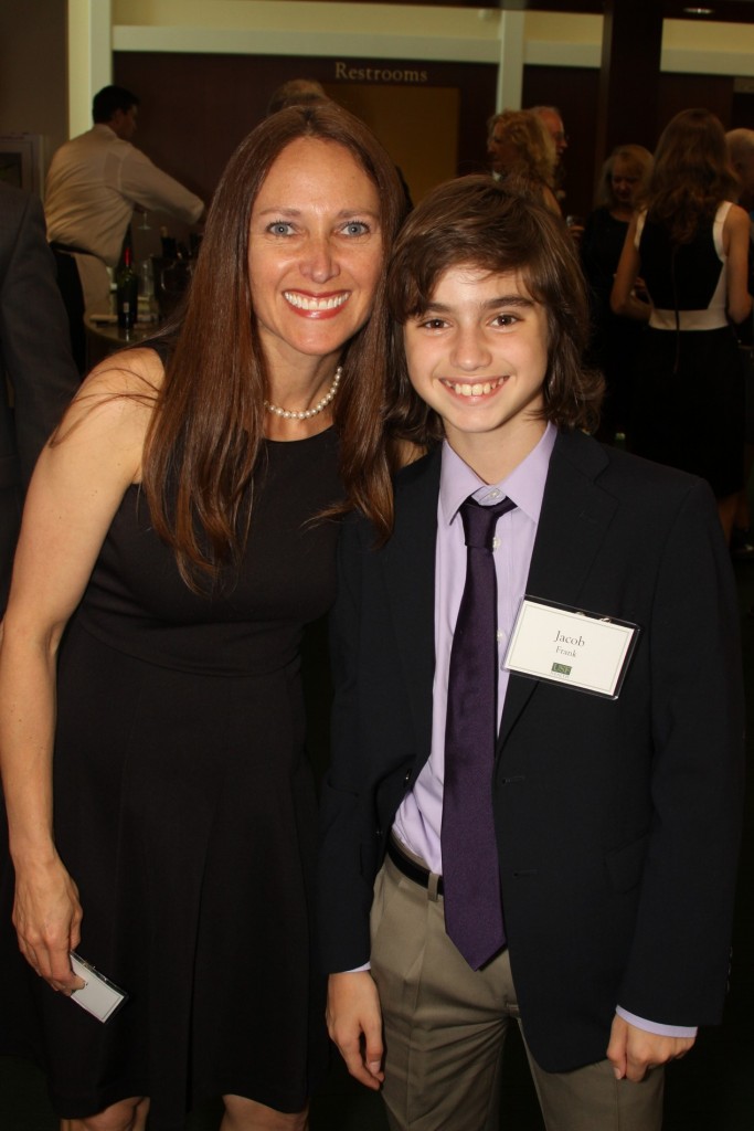 Sherri Berger and son Jacob.