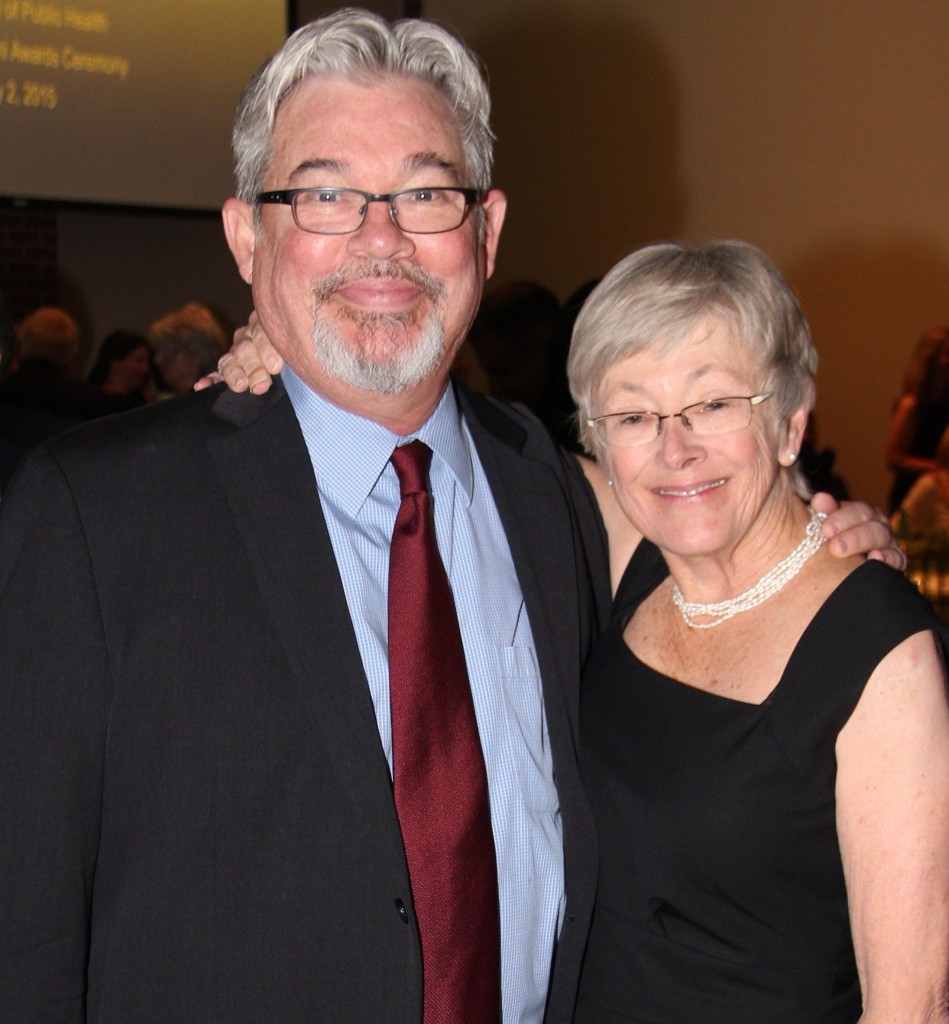 James Lindenberger and Dr. Carol Bryant at the recent USF Alumni Awards