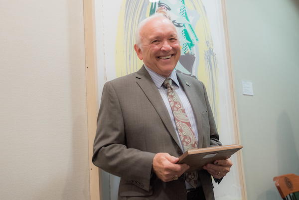 Dr. Phillip J. Marty, professor emeritus of the USF College of Public Health (Photo by Eric Younghans).