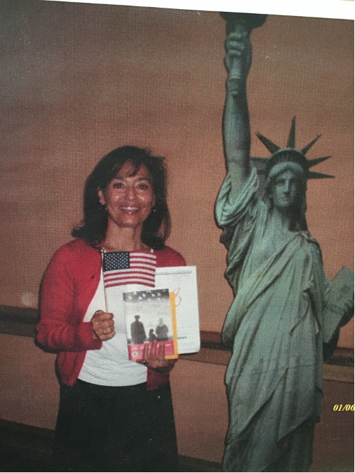 Dr. Aurora Sanchez-Anguiano receiving her American citizenship in 2009. (Photo courtesy of Sanchez-Anguiano)