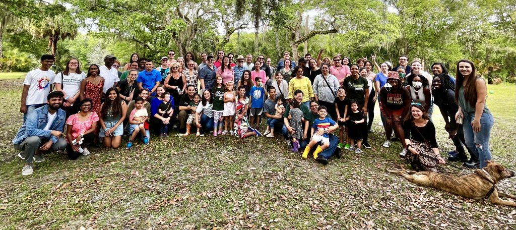 The COPH community at the Annual Picnic at USF Riverfront Park. (Photo by Caitlin Keough)