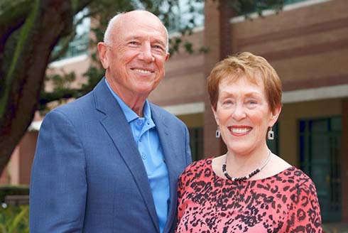 The late Samuel P. Bell, III and his wife, USF President Emerita Betty Castor