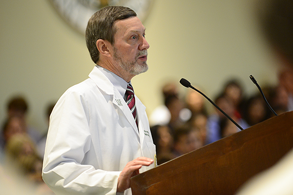 White Coat Ceremony 2012, MCOM Class of 2016, medical students. Dr. H. James Brownlee