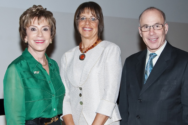 Judy Genshaft, Elaine Thompson, Stephen Klasko, USF Health System, LRMC