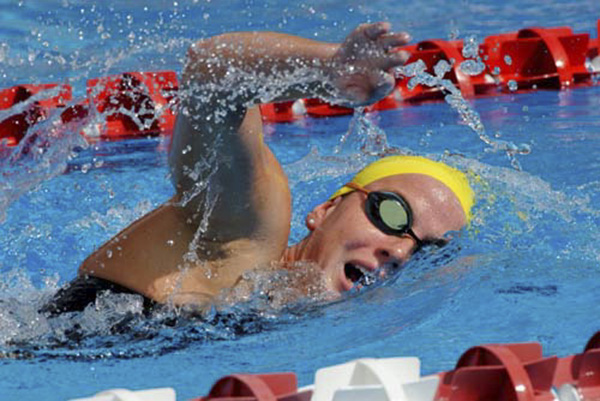 Heather swimming 3