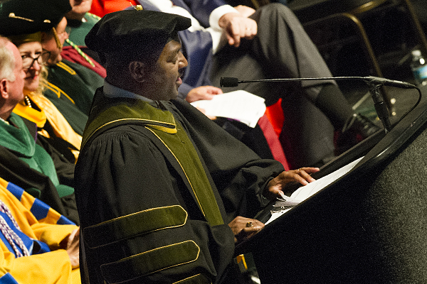 All of the USF Health Colleges and Schools combined to have the first ever USF Health Commencement Ceremony in the USF Sundome on Friday,1 May, 2015