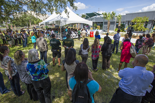 USF Health community gathered to celebrate the opening of the WELL's phase 2