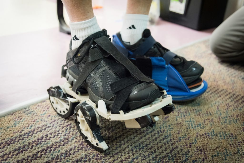 Early study shows new shoe attachment can help stroke patients improve their gait [video] USF